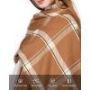 imageFURTALK Winter Scarf for Women Shawl Cashmere Feel Tassel Plaid Large Oversized Scarves WrapsPbrown