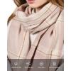 imageFURTALK Winter Scarf for Women Shawl Cashmere Feel Tassel Plaid Large Oversized Scarves WrapsPink