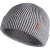 imageFURTALK Fisherman Beanie for Men Women Sytlish Short Cuff Knittet Watch Cap Winter HatsGrey