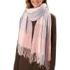 imageFURTALK Scarf for Women Winter Chunky Scarf Womens Shawl Large Oversized Scarves Wraps Gifts for WomenPink