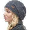 imageFURTALK Slouchy Beanies for Women Winter Hats Soft Warm Beanie Hat Ladies Knitting Skull BeaniesMixed Dark Grey
