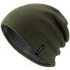 imageFURTALK Winter Beanie Hat Men Women Fleece Lining Winter Hats Windproof Knitted Warm Stretchable Cuffless BeanieGreen