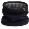 imageFURTALK Winter Neck Warmer Men Ski Neck Gaiter Scarf For Men Women Thick Warm Fleece Windproof ScarvesNavy Blue