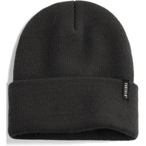 imageFURTALK Beanie Hat for Men Women Winter Hats for Women Men Soft Warm Unisex Cuffed Beanie Knitted Skull CapAablack