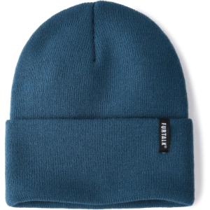 imageFURTALK Beanie Hat for Men Women Winter Hats for Women Men Soft Warm Unisex Cuffed Beanie Knitted Skull CapDark Blue