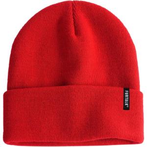 imageFURTALK Beanie Hat for Men Women Winter Hats for Women Men Soft Warm Unisex Cuffed Beanie Knitted Skull CapRed