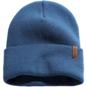 imageFURTALK Beanie for Men Women Cuffed Thick Knitted Unisex Winter Hat Beanies Skull CapBlue