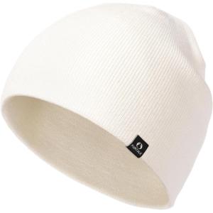 imageFURTALK DoubleLayer Beanie Hats Men Women Ultra Soft Stretchy Cuffless Winter Hat Unisex Warm Thick Beanie Cap Winter HatWhite