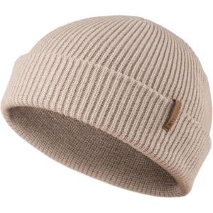 imageFURTALK Fisherman Beanie for Men Women 2 Styles Cuffless or Cuffed Knitted Unisex Winter Hat Outdoor AllDay WarmthKhaki