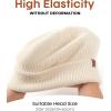 imageBeanie Hats for Women Men Winter Hats Womens Knitted Slouchy Beanies Cuffed Skull Cap Warm Ski HatBeige