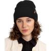 imageBeanie Hats for Women Men Winter Hats Womens Knitted Slouchy Beanies Cuffed Skull Cap Warm Ski HatBlack