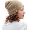 imageBeanie Hats for Women Men Winter Hats Womens Knitted Slouchy Beanies Cuffed Skull Cap Warm Ski HatBurlywood