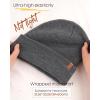 imageBeanie Hats for Women Men Winter Hats Womens Knitted Slouchy Beanies Cuffed Skull Cap Warm Ski HatMixed Dark Gray