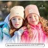 imageFURTALK Baby Beanie Cute Toddler Winter Hat Knit Boys Girls Warm 2 Pack Kids Embroidered Beanies Cap for 08 YearsPinkbeige