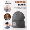 imageFURTALK Baby Beanie Knitted Hats Boys Girls Toddler Kids Winter Soft Warm Skull CapDark Grey