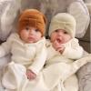 imageFURTALK Baby Beanie Winter Hat Knitted Warm Hat with Cute Bow Infant Toddler Cuffed BeaniesBeigecaramel