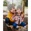 imageFURTALK Baby Beanie Winter Soft Warm Knit Hat 3 Pack Infant Toddler Slouchy CapsWhitepinkgrey