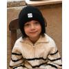 imageFURTALK Baby Beanie Winter Warm Hats Fleece Lined with Earflap Cute Knit Kids CapsGreygreen