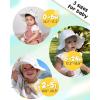 imageFURTALK Baby Girl Wide Brim Sun Hat with UPF 50 Toddler Baby Sun ProtectionBeige Flower