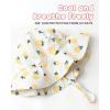 imageFURTALK Baby Girl Wide Brim Sun Hat with UPF 50 Toddler Baby Sun ProtectionPineapple