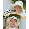 imageFURTALK Baby Girl Wide Brim Sun Hat with UPF 50 Toddler Baby Sun ProtectionPineapple