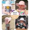 imageFURTALK Baby Girl Wide Brim Sun Hat with UPF 50 Toddler Baby Sun ProtectionPink
