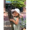 imageFURTALK Baby Girl Wide Brim Sun Hat with UPF 50 Toddler Baby Sun ProtectionWhite
