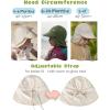imageFURTALK Baby Sun Hat Girls and Boys Summer Beach Swim Hat Essentials UPF 50Greenbeige