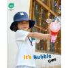 imageFURTALK Baby Sun Hat Smile Face Toddler Boys Girls Bucket Hat 05 Years Kids UPF 50 Sun Protection Summer HatsArmy Greennavy