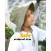 imageFURTALK Baby Sun Hat Smile Face Toddler Boys Girls Bucket Hat 05 Years Kids UPF 50 Sun Protection Summer HatsGraygreen