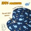 imageFURTALK Baby Sun Hat Toddler Boys Girls Bucket Hat for Kids 05 Years UPF 50 Child Summer HatsDinosaurwhale