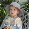 imageFURTALK Baby Sun Hat Toddler Boys Girls Bucket Hat for Kids 05 Years UPF 50 Sun Protective Child Summer Beach HatsNavygrey