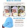 imageFURTALK Baby Sun Hat UPF 50 UV Ray Sun Protection Cotton Toddler Hats for Boys GirlsBlue