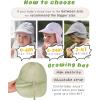 imageFURTALK Baby Sun Hat UPF 50 UV Ray Sun Protection Cotton Toddler Hats for Boys GirlsGreen