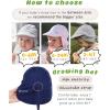 imageFURTALK Baby Sun Hat UPF 50 UV Ray Sun Protection Cotton Toddler Hats for Boys GirlsNavy