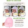 imageFURTALK Baby Sun Hat UPF 50 UV Ray Sun Protection Cotton Toddler Hats for Boys GirlsRose Pink