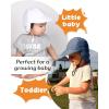 imageFURTALK Baby Sun Hat UV UPF 50 with Flap Ray Protection Toddler Infant Beach Hats for Boys GirlsWhitegrey