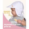imageFURTALK Baby Sun Hat UV UPF 50 with Flap Ray Protection Toddler Infant Beach Hats for Boys GirlsWhitepink