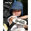 imageFURTALK Baby Sun Hat with Neck Flap UPF 50 Adjustable Baby Boys Girls Summer Beach Hat for Traveling Swim HatNavy