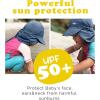 imageFURTALK Baby Sun Hat with Neck Flap UPF 50 Adjustable Baby Boys Girls Summer Beach Hat for Traveling Swim HatNavy