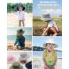 imageFURTALK Baby Toddler Sun Hat Bucket Hat with Neck Flap Wide Brim Hats Beach Vacation EssentialsGreen