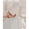 imageFURTALK Baby Winter Knitted Beanie Hat Soft Warm Lined Pom Pom for Infant Toddler Skull CapWhitepinkmulticolor