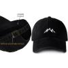 imageFURTALK Baseball Cap Men Mountain Embroidery Dad Hat Unstructured Soft Vintage Washed Cotton Outdoor Hats for MenBlack