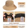 imageFURTALK Beach Hats for Women Summer Straw Sun Hat Wide Brim Crochet HatsKhaki