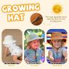 imageFURTALK Kids Bucket Hat Cotton Summer Toddler Sun Hat for Boys Girls Bucket Hat with Strings