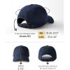 imageFURTALK Men and Women Vintage Washed Distressed Cotton Baseball Cap Plain Blank Adjustable Classic Baseball Hat CapNavy