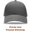 imageFURTALK Mens Structured Baseball Cap Adjustable Washed Cotton Golf Dad Hat Plain Classic Hats for MenBlackgraycamel
