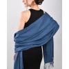 imageFURTALK Pashmina Shawls and Wraps for Evening Dress Womens Scarf Wedding Bride Bridesmaid Gifts Winter Scarves13lake Blue