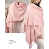 imageFURTALK Pashmina Shawls and Wraps for Evening Dress Womens Scarf Wedding Bride Bridesmaid Gifts Winter Scarves14rose Pink