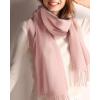 imageFURTALK Pashmina Shawls and Wraps for Evening Dress Womens Scarf Wedding Bride Bridesmaid Gifts Winter Scarves14rose Pink